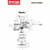 Ryobi EOS2410NHG Spare Parts List Type: 5133000348